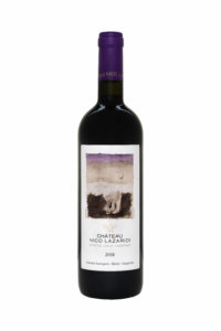 A bottle of Chateau Nico Lazaridi Red 2018