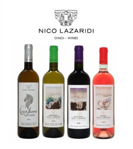 4 bottles of Nico Lazaridi wines